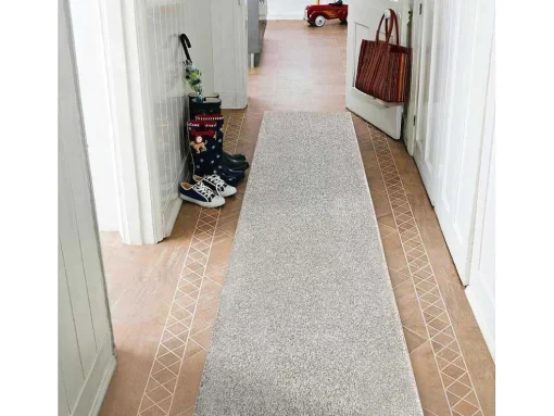 Vloerbedekking Santa Fe Creme 03, Glad, Uniform, Enkele Kleur 50X500 Cm