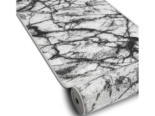 Vloerbekleding Bcf Morad Marmur Marmer Grijs 80 Cm 80X360 Cm