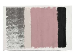 Vloerkleed 160 X 230 Cm - Roze, Grijs En Wit - Camden