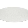 Vloerkleed Casablanca Plus Rond Creme Eenkleurig, Lus Cercle 80 Cm
