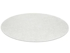 Vloerkleed Casablanca Plus Rond Creme Eenkleurig, Lus Cercle 80 Cm