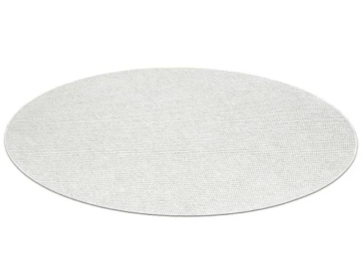 Vloerkleed Casablanca Plus Rond Creme Eenkleurig, Lus Cercle 80 Cm