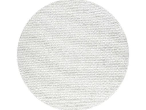 Vloerkleed Casablanca Plus Rond Creme Eenkleurig, Lus Cercle 80 Cm