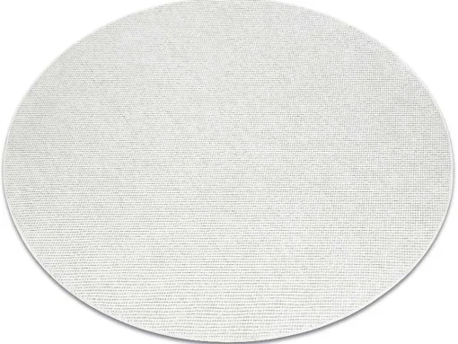 Vloerkleed Casablanca Plus Rond Creme Eenkleurig, Lus Cercle 80 Cm