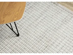 Vloerkleed Nano Eo78C Melange, Lus, Platgeweven Grijs / Wit 140X190 Cm