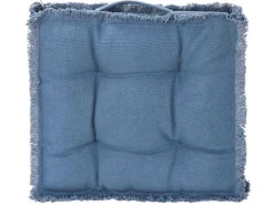 Vloerkussen Van Katoen - 45 X 45 Cm - Blauw - Honduras