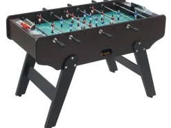 Voetbaltafel Van Mdf Met Eiken Effect - B153 X D77.6 X H96 Cm - Donker Naturelkleur - Edinson