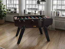 Voetbaltafel Van Mdf Met Eiken Effect - B153 X D77.6 X H96 Cm - Donker Naturelkleur - Edinson