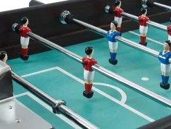 Voetbaltafel Van Mdf Met Eiken Effect - B153 X D77.6 X H96 Cm - Donker Naturelkleur - Edinson