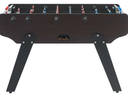 Voetbaltafel Van Mdf Met Eiken Effect - B153 X D77.6 X H96 Cm - Donker Naturelkleur - Edinson