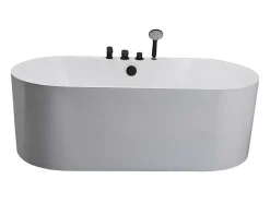Vrijstaand Bad Met Kraan Stepona - 195 L - 150 X 75 X 58 Cm - Wit