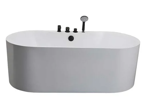 Vrijstaand Bad Met Kraan Stepona - 195 L - 150 X 75 X 58 Cm - Wit