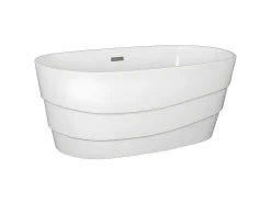 Vrijstaand Designbad - 200 L - 150 X 72 X 58 Cm - Wit - Dominika