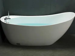 Vrijstaande Badkuip Natalia - Eenpersoons - 170X75X73Cm - 282L - Wit