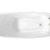 Vrijstaande Badkuip Natalia - Eenpersoons - 220L- 150X75Xh70Cm - Wit