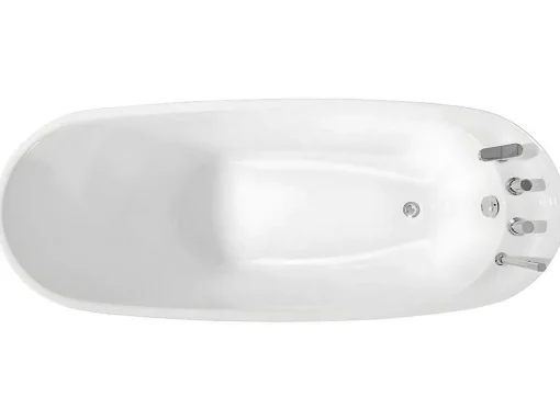 Vrijstaande Badkuip Natalia - Eenpersoons - 220L- 150X75Xh70Cm - Wit