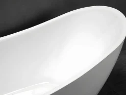 Vrijstaande Badkuip Natalia - Eenpersoons - 220L- 150X75Xh70Cm - Wit