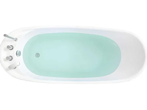 Vrijstaande Badkuip Natalia - Eenpersoons - 220L- 150X75Xh70Cm - Wit