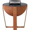 Vuurkorf, Barbecue En Plancha 3 In 1 Van Staal Corten L70 X H80 X D70 Cm - Grezio