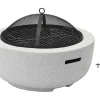 Vuurkorf-Grill Van Mgo - L60,5 X D60,5 X H42,5 Cm - Garmona