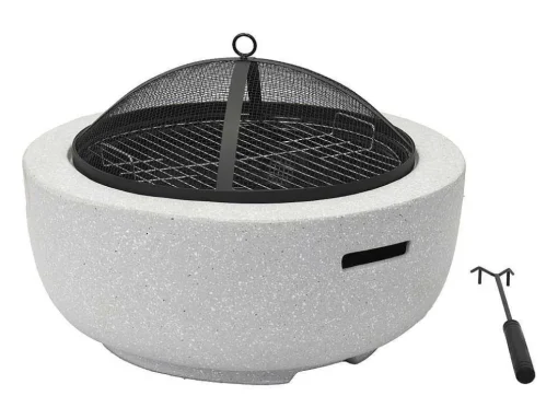 Vuurkorf-Grill Van Mgo - L60,5 X D60,5 X H42,5 Cm - Garmona