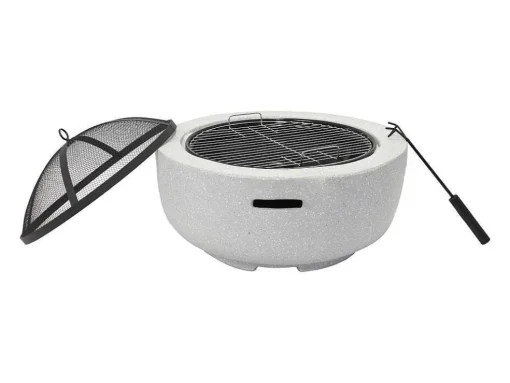 Vuurkorf-Grill Van Mgo - L60,5 X D60,5 X H42,5 Cm - Garmona
