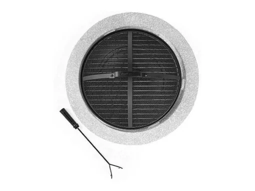 Vuurkorf-Grill Van Mgo - L60,5 X D60,5 X H42,5 Cm - Garmona