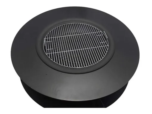 Vuurkorf-Plancha/Grill Met Bergruimte Voor Hout - L120 X B120,5 X H40 Cm - Barcena