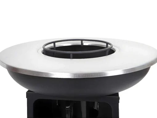 Vuurschaal Met Grillplaat Mcw-K97, O59Cm Zwart