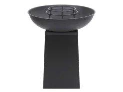 Vuurschaal Met Grillplaat Mcw-K97, O66Cm Zwart