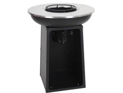 Vuurschaal Met Grillplaat Mcw-K97, O59Cm Zwart