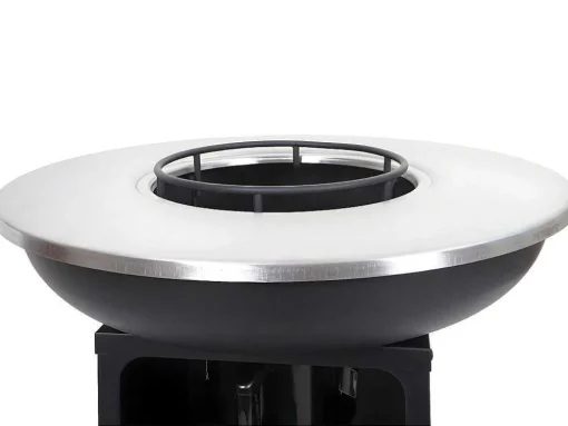 Vuurschaal Met Grillplaat Mcw-K97, O66Cm Zwart