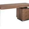 Walnoot En Stalen Bureau 3237 Angel Cerda