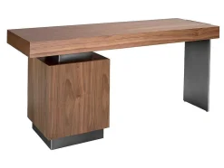 Walnoot En Stalen Bureau 3237 Angel Cerda