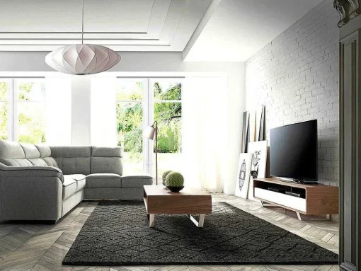Walnoot En Wit Tv-Meubel 3046 Angel Cerda