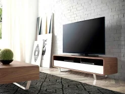 Walnoot En Wit Tv-Meubel 3046 Angel Cerda