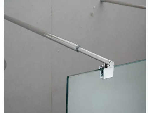 Wand Voor Inloopdouche Laura Van Gezeefdrukt Glas - 120X190 Cm