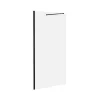Wand Voor Inloopdouche Mat Zwart Met Industriele Stijl - 140X200 Cm - Daren