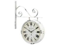 Wandklok Met Dubbele Zijde Faubourg Van Ijzer - L34 X H41,5 Cm