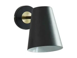 Wandlamp Met Vintage-Stijl Trevis - Ijzer - 14 X 16 X 33 Cm - Zwart