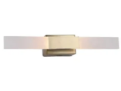 Wandlamp Voor Badkamer Met Ledverlichting Van Metaal - L30 Cm - Goudkleurig - Horsham