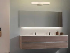 Wandlamp Voor Badkamer Met Ledverlichting Van Metaal - L30 Cm - Goudkleurig - Horsham
