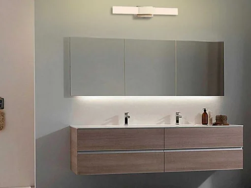 Wandlamp Voor Badkamer Met Ledverlichting Van Metaal - L30 Cm - Goudkleurig - Horsham