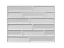 Wandpaneel 3D Great Om Te Verven - Pak Van 3 M - Set Van 6 Stuks