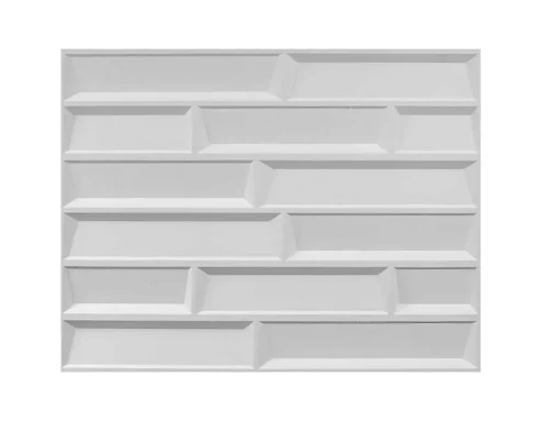 Wandpaneel 3D Great Om Te Verven - Pak Van 3 M - Set Van 6 Stuks