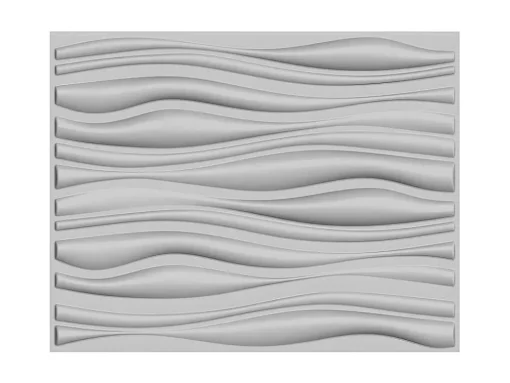 Wandpaneel 3D Ondia Om Te Verven - Set Van 6 Stuks, 3M