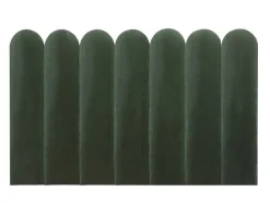 Wandpaneel Voor Hoofdeinde Japi - 210 Cm - Fluweel - Groen - Van Pascal Morabito