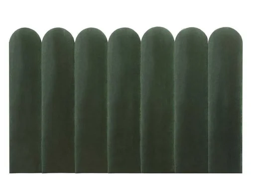 Wandpaneel Voor Hoofdeinde Japi - 210 Cm - Fluweel - Groen - Van Pascal Morabito