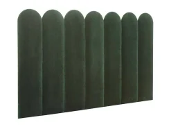 Wandpaneel Voor Hoofdeinde Japi - 210 Cm - Fluweel - Groen - Van Pascal Morabito