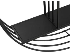 Wandrek Van Metaal - 2 Planken - Zwart - Nacera